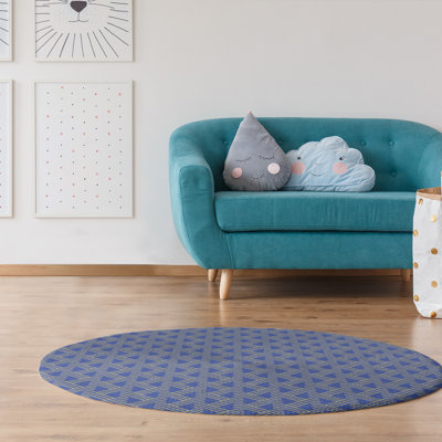 Chenille Geometric Indoor Rug