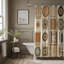 Rideau de douche Boho Earth - Premium-526941599