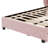 Elegant Queen-Size Upholstered Platform Bed With Wingback Headboard, Trundle Option, And Dual Storage Drawers-193330105