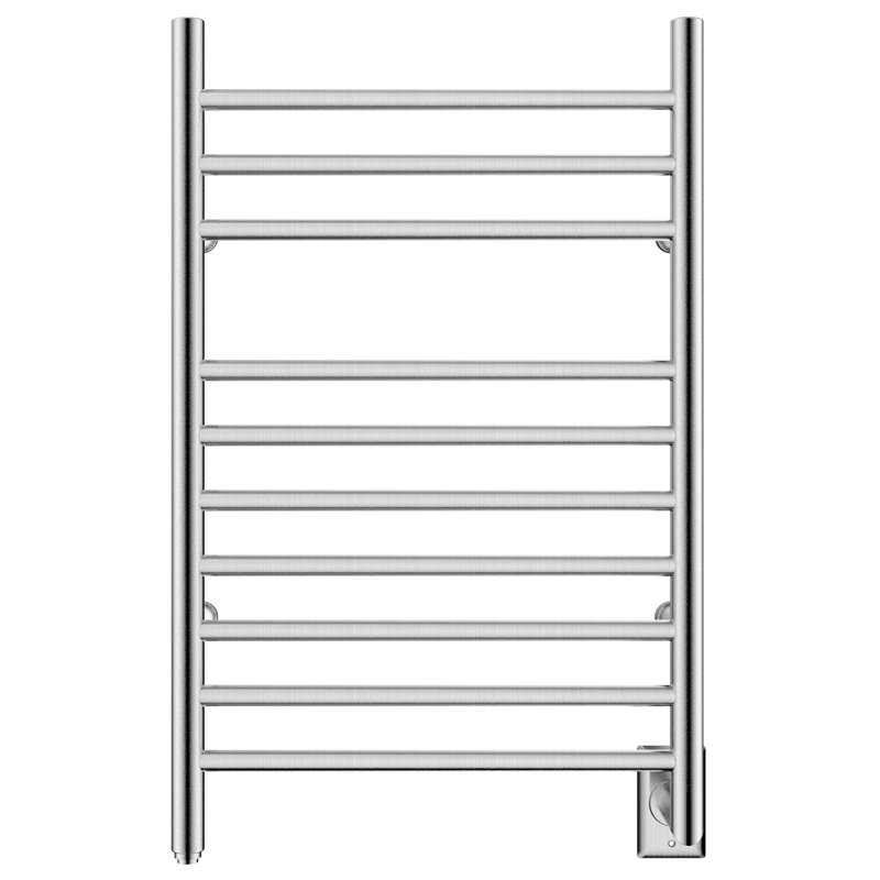 Straight Towel Rail Towel Warmer, Brushed