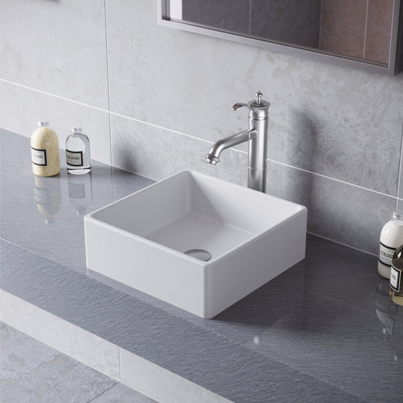 Vineyard Vessel Sink Faucet Single-handle Bathroom Faucet with Drain Assembly, Stainless Steel