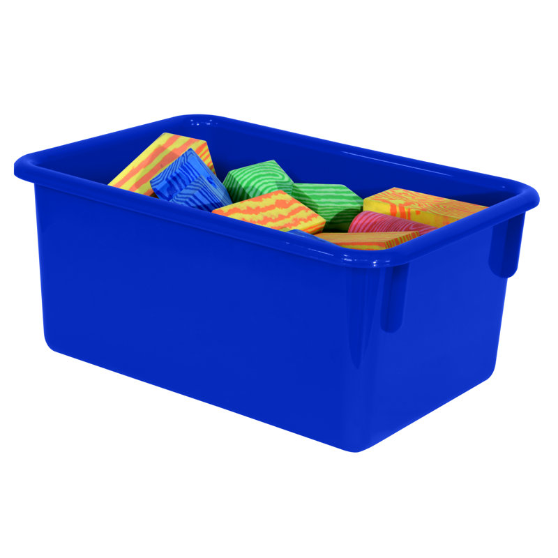 Bac en plastique, Bleu