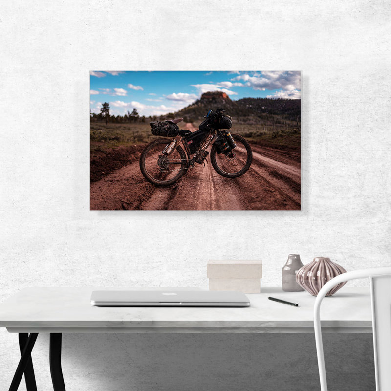 «Dirt Bike Motocross Road», reproduction de photo sur toile tendue, H 18 po x l 26 po x P 0,75 po