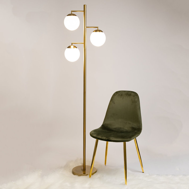Yireh 66'' Polished Tree Floor Lamp