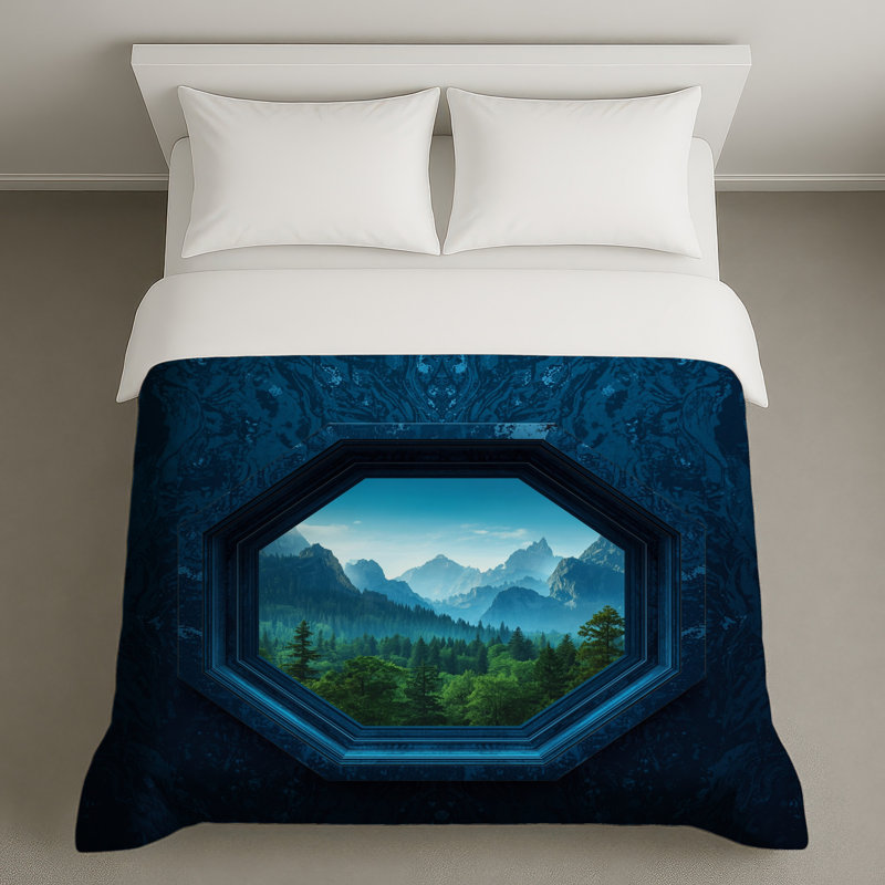 Housses de couette Mountain View Mountain, Lit simple