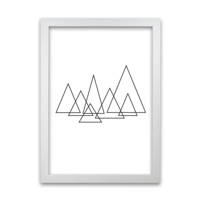 Geometric Triangle Poster Original - Print