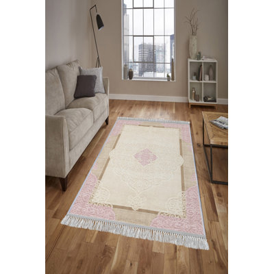 Luxueux tapis en velours de 5,2 x 7,5 pi | Tissu 100% velours, semelle 100% coton, hauteur des poils de 0,4 po | Antibactérien, antidérapant, lavable à la machine | Impression numérique 3D élégante, parfaite pour le décor du salon et de la chambre à coucher