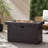 Fire Pit 45' Rectangular 50,000 , Brown, Outdoor Enjoyable Place Pit, Magnesium Oxide, Intriguing Element