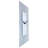 Frosted Glass and Mirror Wall Clock