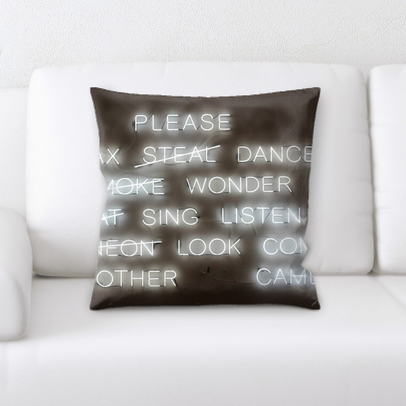 Microsuede Reversible Throw Pillow