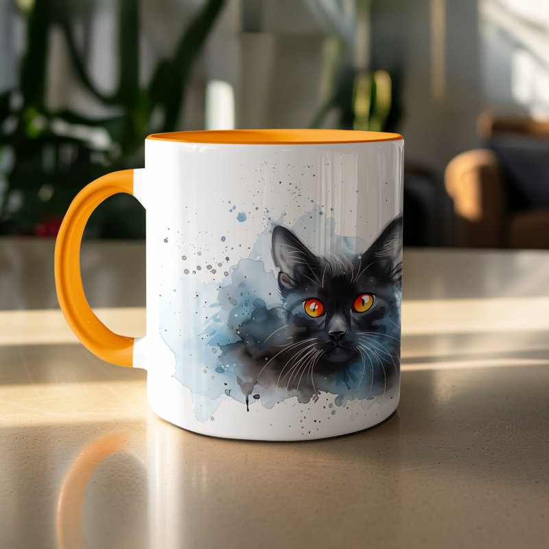 Mug, 1, Orange