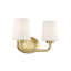 Éclairage pour salle de bain 2 lumières Savoy House Capra en laiton chaud-1777802039-1791631411-1777802038