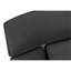 Chaise de bureau, hauteur réglable, pivotante, ergonomique, accoudoirs, bureau d'ordinateur, travail, tissu noir, métal noir, contemporain, moderne