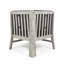 Fauteuil de coin Perla, gris