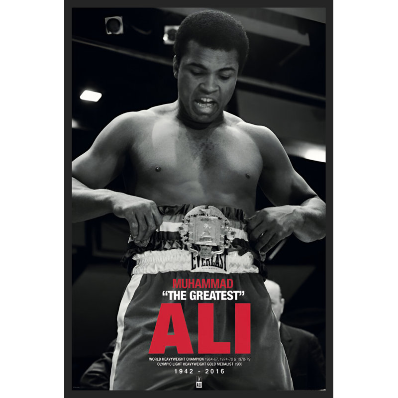 "Ali - Ceinture Commenorative" sur papier
