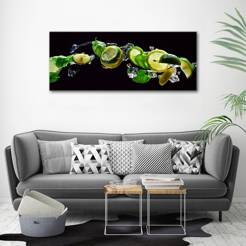 Lime And Lemon - Wrapped Canvas Print