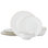 Trellis Gold 12-Pc Dinnerware Set, Service For 4