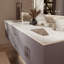 Ensemble de meuble-lavabo double mural 80 "avec miroir Geneva-978541880-1063301508