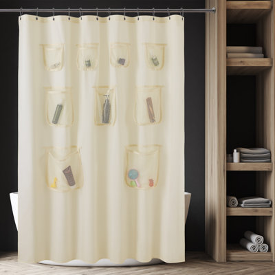 Rideau de douche simple Carlin