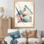 Mid Century Pastel Mountains III - impressions géométriques murales modernes-1211289993-1211289995