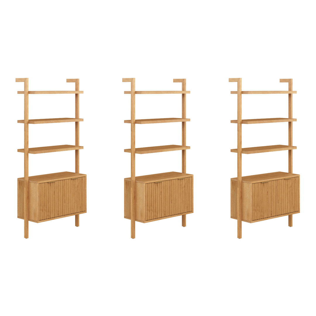 Martinsen Storage Bookcase Union Rustic