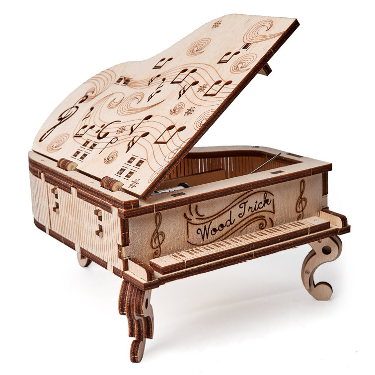 Wooden Puzzle - Wood Trick - Grand Piano