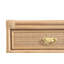 Two Drawer Console with Decorative Back Rattan-784293373