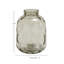 Skeen Glass Decorative Gray Vase with Bubble Texture