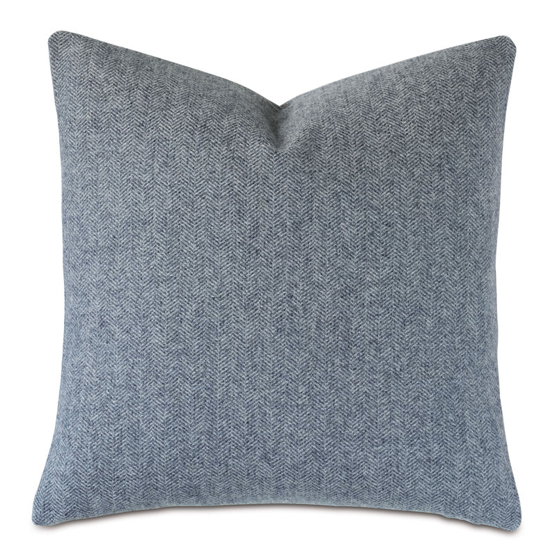 Housse et insert de coussin carré Alroy, Bleu denim