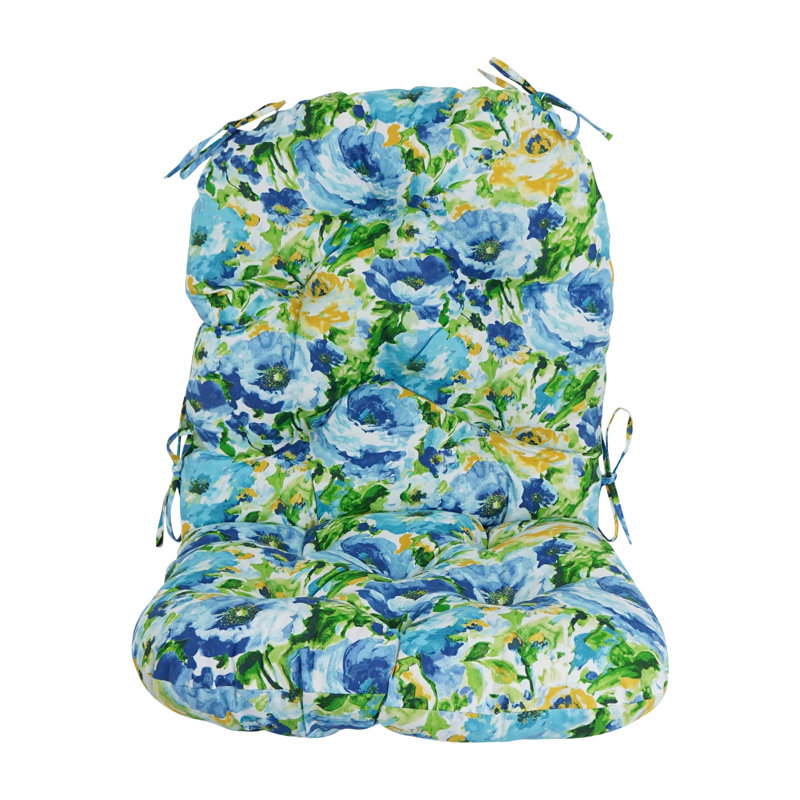 Outdoor 6'' Seat / Back Cushion, Lesadra Sunblue
