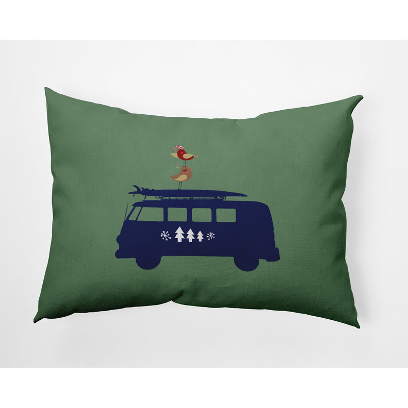 Coussin décoratif en polyester, 14 po x 20 po, Rectangulaire