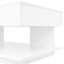 Table basse réglable réglable de 41,3 po à 76,7 po avec rangement polyvalent, bande à DEL 16 couleurs contrôlée et look moderne 41,3 po à 76,7 po, compartiments de rangement multiples multifonctionnels extensibles de 16 couleurs, lisse