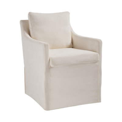 Linen Upholstered Armchair