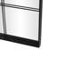 Miroir de plancher noir et noir Cole