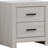 Coastal White 2 - Drawer Nightstand For Bedroom, Matte Dark Bronze Handles Add Sophistication, 16.5 Inches Deep In White, Modern Style Bedroom Organization, 23.5h X 16.5d-1327627733