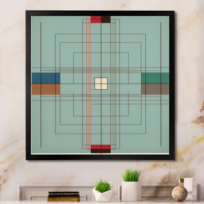 Impression rétro sur toile Mid-Century Vintage IV