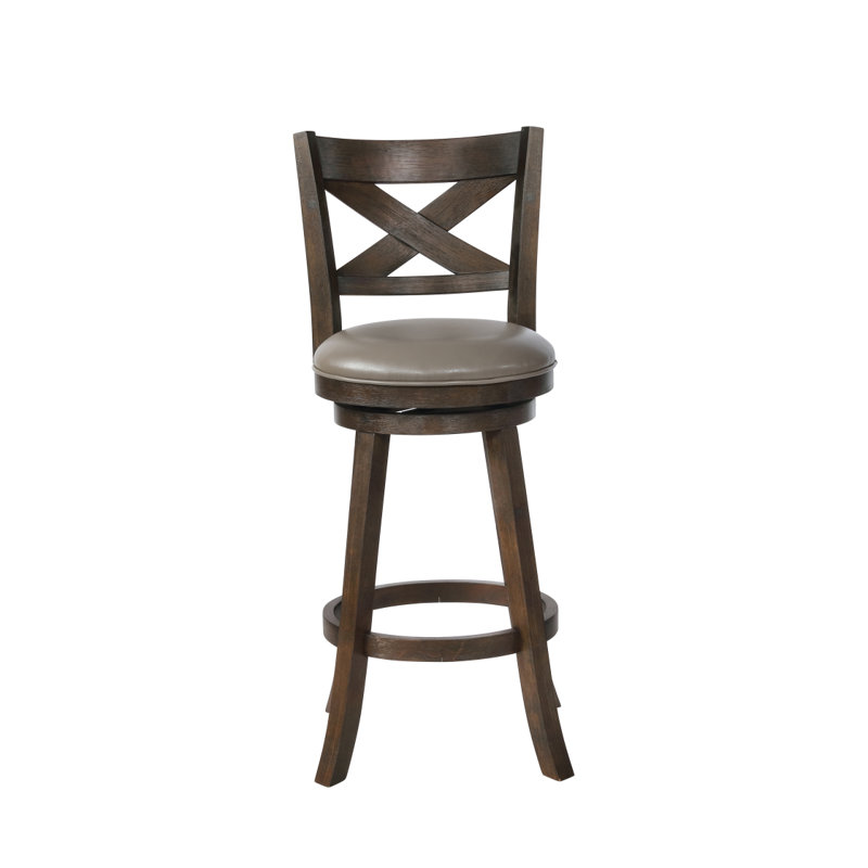 Kipper - Tabouret de bar pivotant (ensemble de 2), Gris foncé