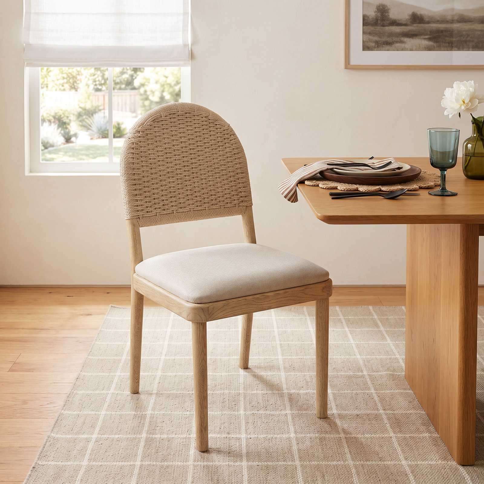 Claire Dining Chair Natural-Set Of Two