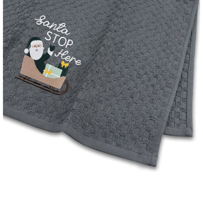 Cotton Tea Towel Kitchen Towel, Grey