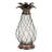Exhart Pineapple Lantern with Battery Powered LED Candle on a Timer-346677097