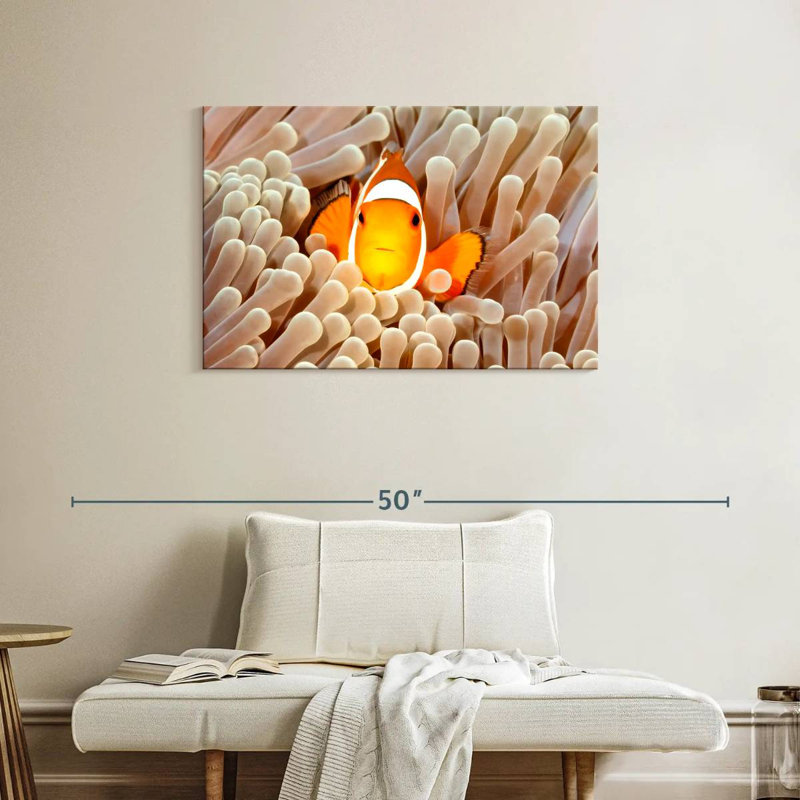 Clownfish Anemone, 24" H x 36" W
