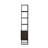 87" H x 36" W Iron Bookcase-96801125