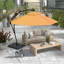 Parasol en porte-à-faux octogonal en porte-à-faux 9 pi x 9 pi 3 po Houpt-88143347