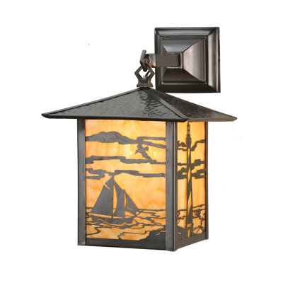 Seneca Brass Wall Light