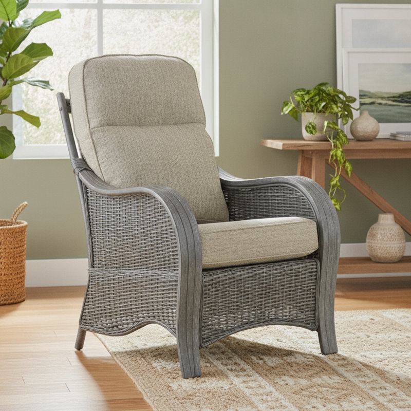 Leon Wicker Armchair