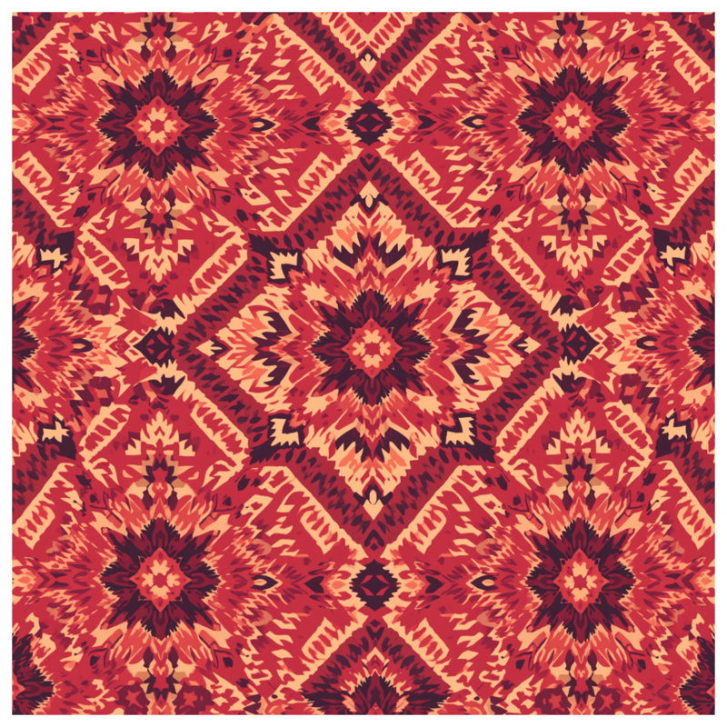 Coussins décoratifs Red Beige, 16 x 16 pouces