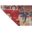 High-Quality Hand-Knotted Red And Blue Area Rug