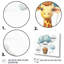 «Nursery Adorable Giraffe II», reproduction sur toile-100144637-100144639