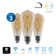 Aliannie 8.5W E27 Dimmable LED Vintage Edison Light Bulb Amber