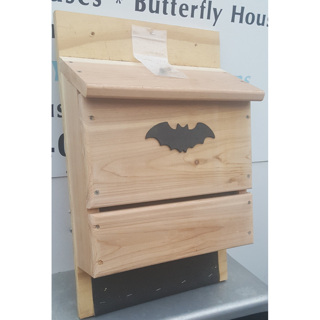 Ozuna 22'' H x 14.5'' W x 6'' D Wall Bat House Millwood Pines